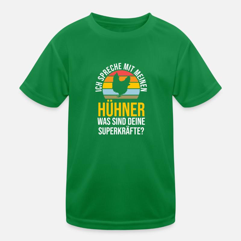 Hühner Huhn Hühnerhalter Geschenk Kinder Funktions-T-Shirt