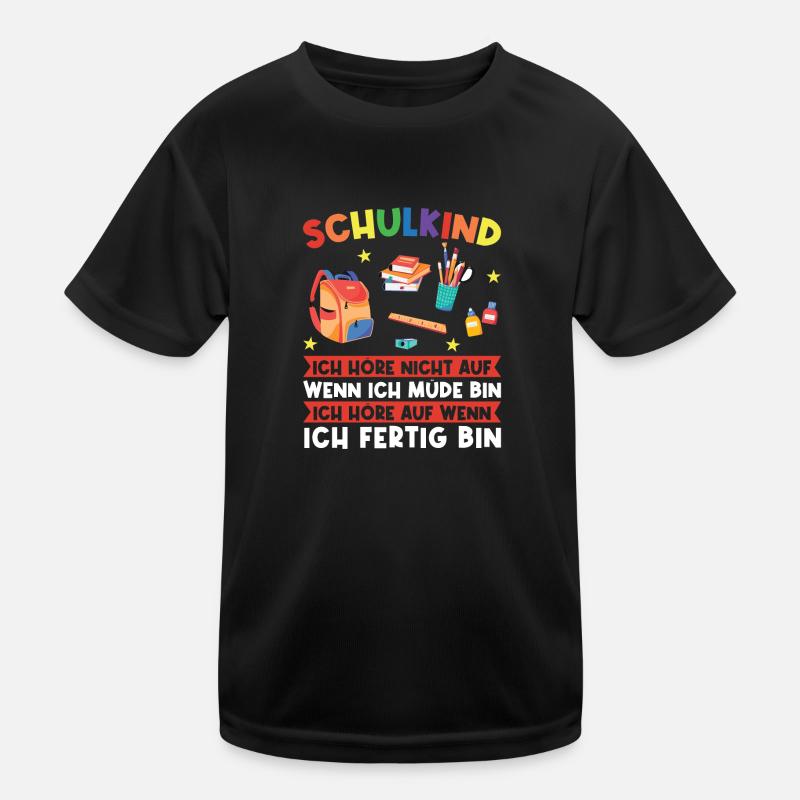 Schulkind Einschulung Schulstart Geschenk Kinder Funktions-T-Shirt