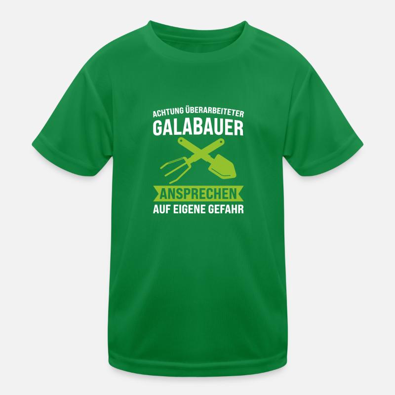 Galabauer Beruf Galabau Geschenk Kinder Funktions-T-Shirt