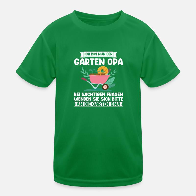 Garten Opa Hobbygärtner Geschenk Kinder Funktions-T-Shirt