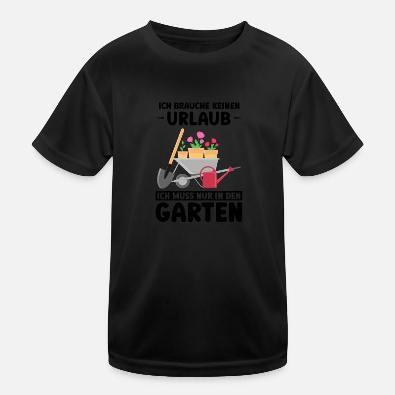 Garten Pflanze Gartenarbeit Geschenk Kinder Funktions-T-Shirt