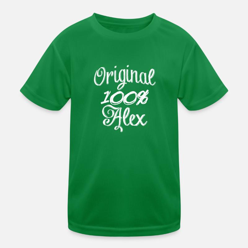 Original 100% Alex Kinder Funktions-T-Shirt
