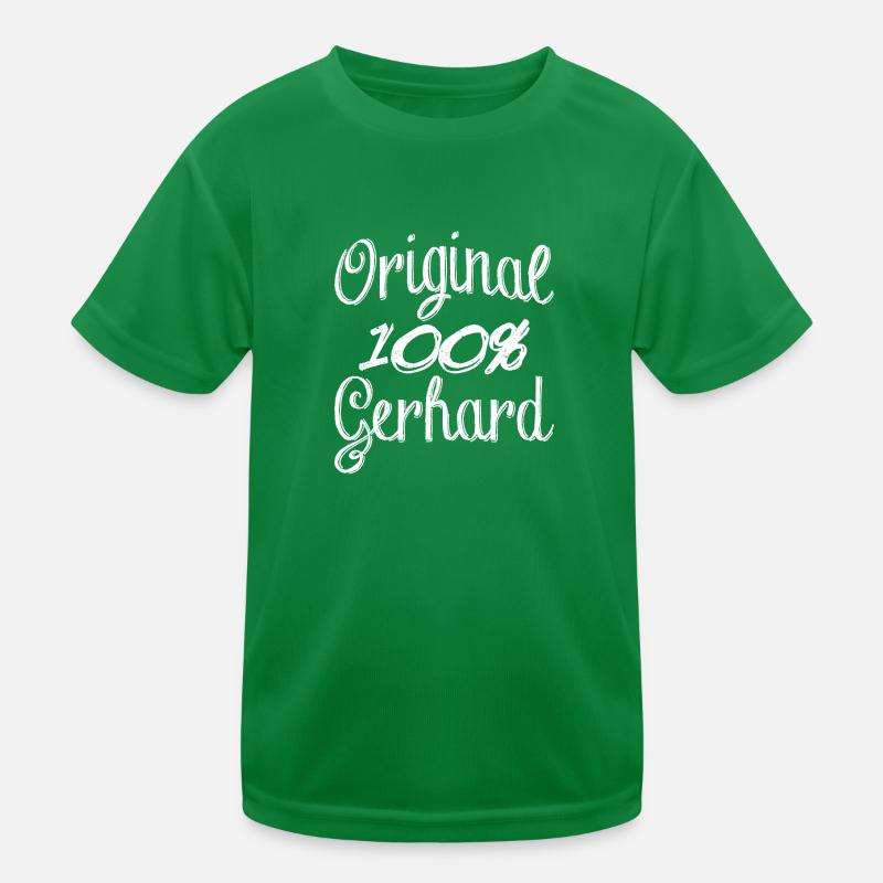 Original 100% Gerhard Kinder Funktions-T-Shirt