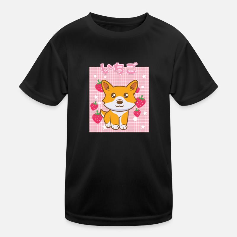 Cottagecore Erdbeermilch Otaku Anime Japanischer M Kinder Funktions-T-Shirt