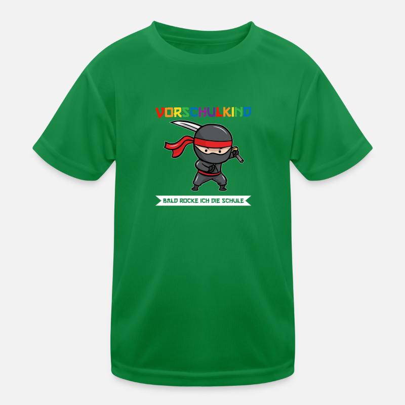 Vorschulkind Ninja Vorschulkinder Geschenk Kinder Funktions-T-Shirt