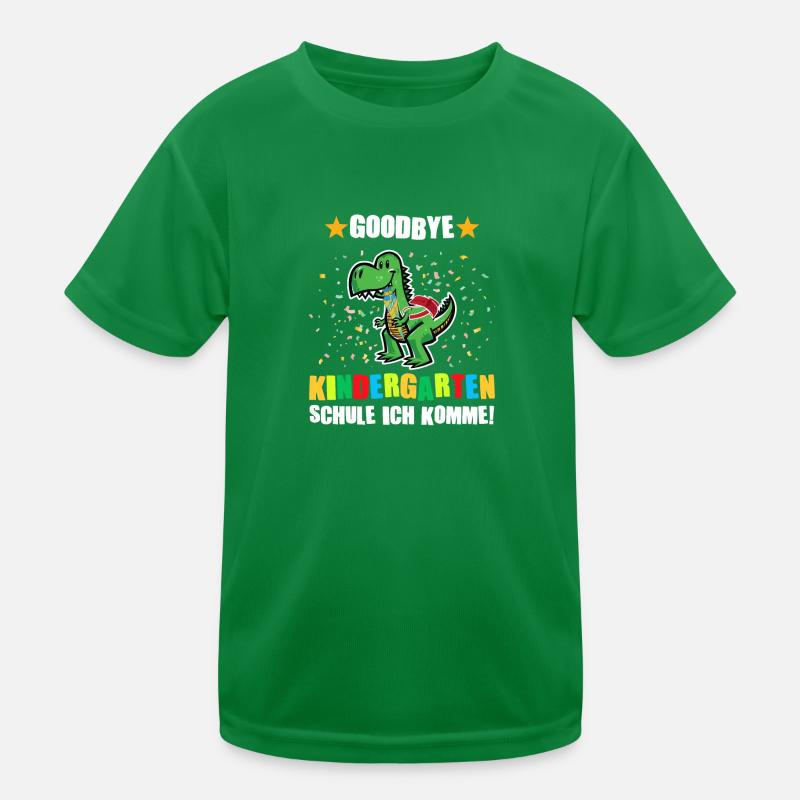 Schulkind Dino Einschulung Geschenk Kinder Funktions-T-Shirt