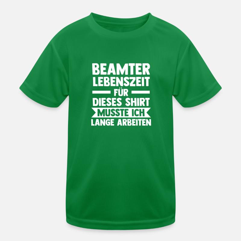 Beamter Beamte Beamtin Geschenk Kinder Funktions-T-Shirt
