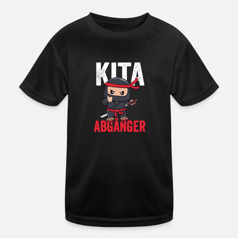 Kindergarten Ninja Kindergartenkind Geschenk Kinder Funktions-T-Shirt