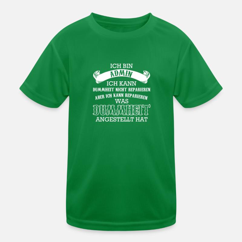 Admin Informatiker Programmierer Geschenk Kinder Funktions-T-Shirt