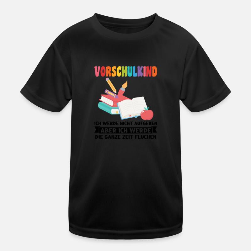 Kindergarten Vorschule Vorschulpädagoge Geschenk Kinder Funktions-T-Shirt