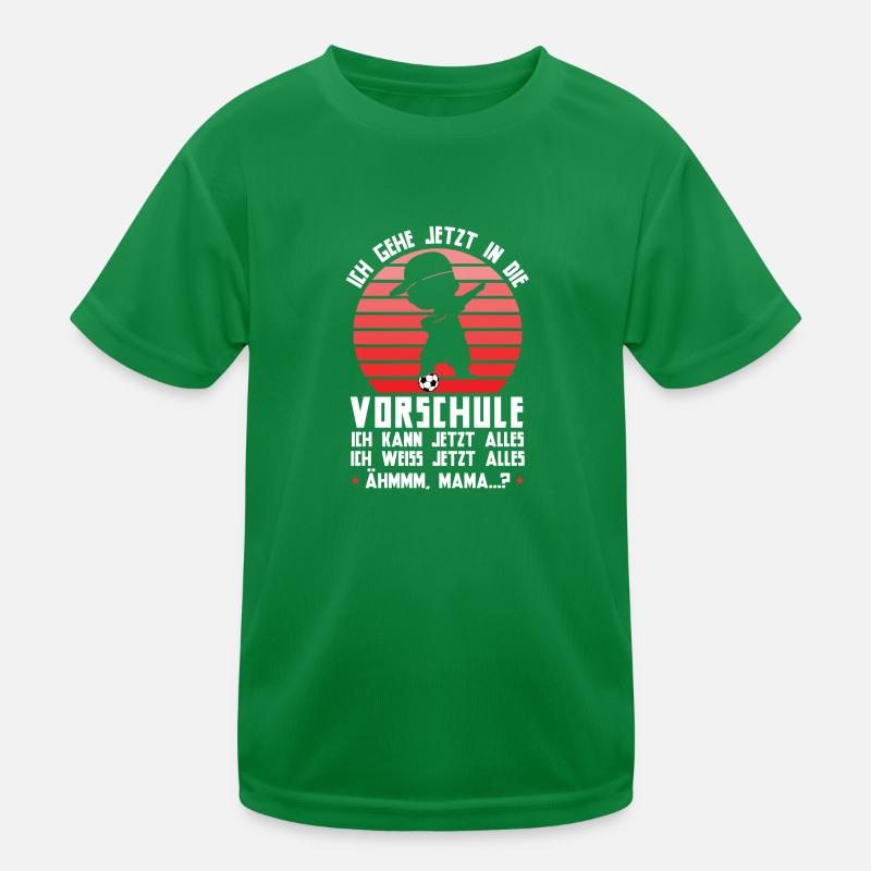 Kindergarten Vorschule Vorschulpädagoge Geschenk Kinder Funktions-T-Shirt
