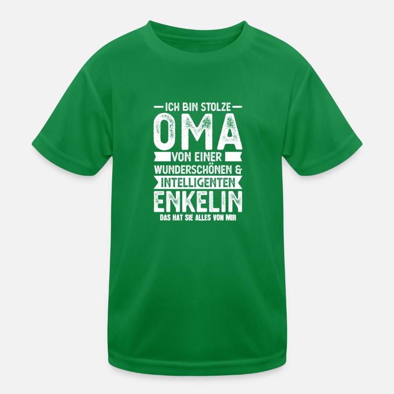 Oma Mutter Tag Omi Geschenk Kinder Funktions-T-Shirt