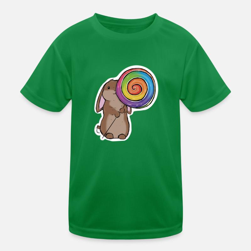 Lollipop rabbit Kids Functional T-Shirt