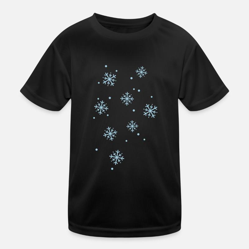 snowflakes Kinder Funktions-T-Shirt