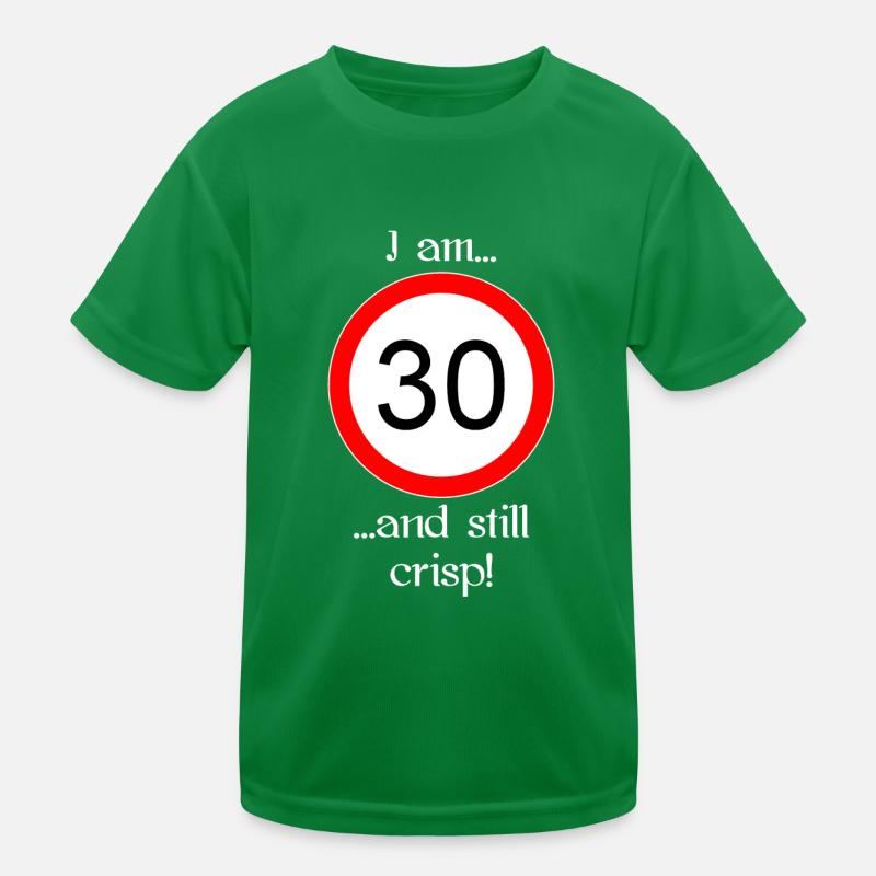 30 ans et écriture blanche nette T-shirt sport Enfant