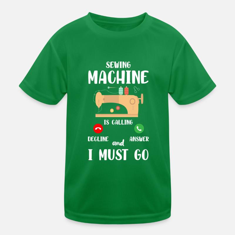 Sewing Profession Suit Sewing Machine Kids Functional T-Shirt