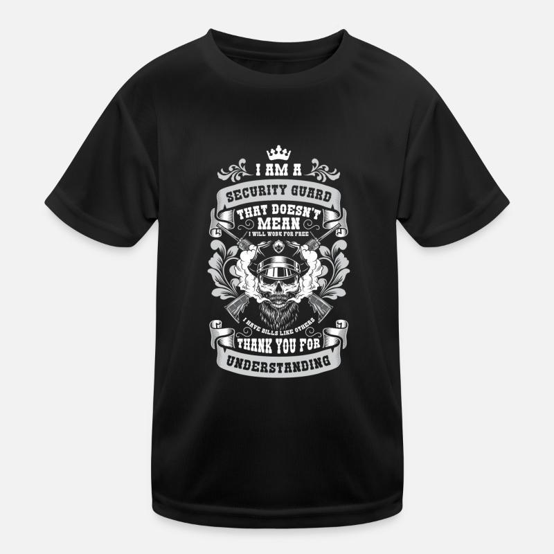 Service de sécurité Service de sécurité T-shirt sport Enfant
