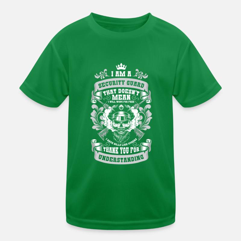 Security Service Security Service Kids Functional T-Shirt