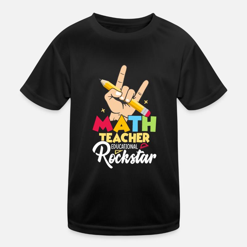Math Teacher Educational School Education Kids Functional T-Shirt