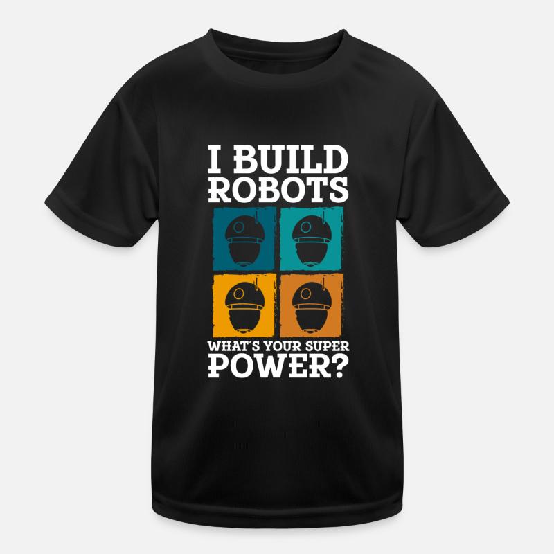 Android Electrique Cyborg T-shirt sport Enfant