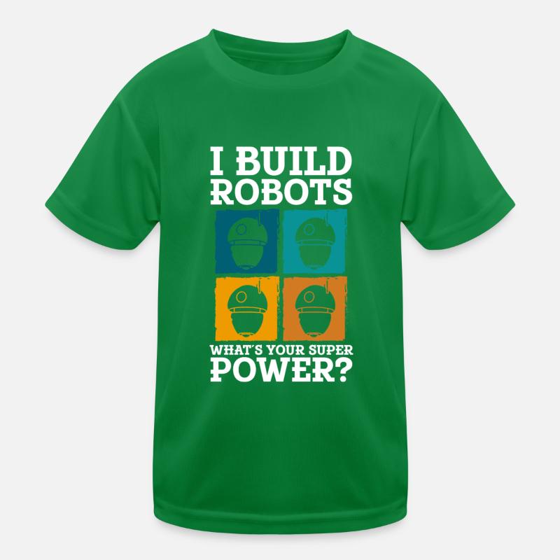 Android Elektrik Cyborg Kinder Funktions-T-Shirt