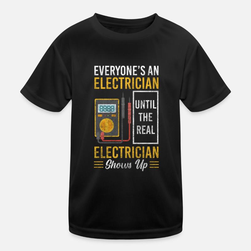 Electricité Electronique Électrique T-shirt sport Enfant
