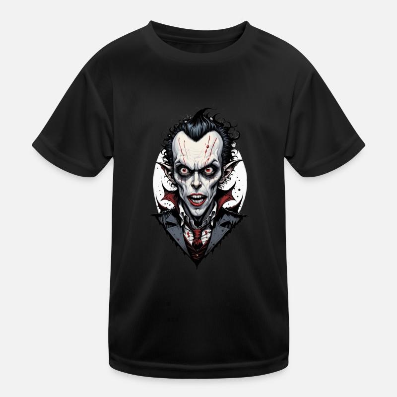 un vampire à grosse tête 2 T-shirt sport Enfant