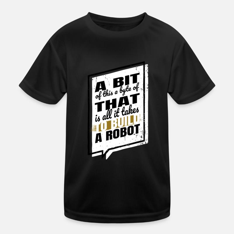 biomedical engineering bot awesome funny quote Kinder Funktions-T-Shirt
