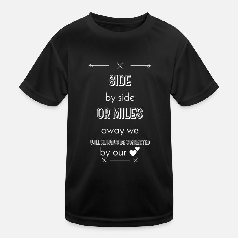 beste freunde - Kinder Funktions-T-Shirt - Schwarz