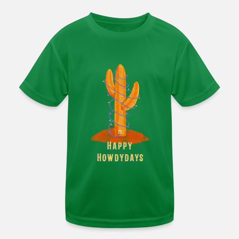 Joyeuses Fêtes Cactus T-shirt sport Enfant