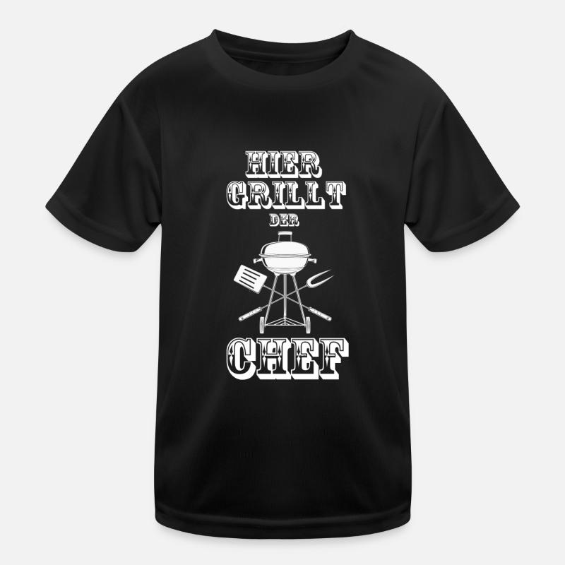 Barbecue Kinder Funktions-T-Shirt