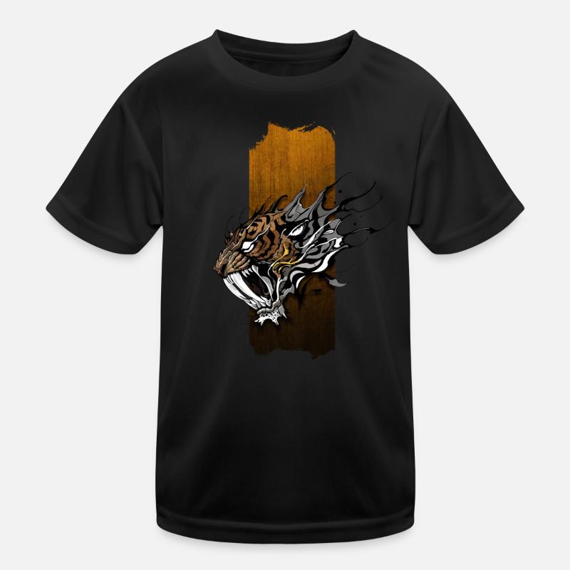Echos der Antike: Säbelzahntiger Kinder Funktions-T-Shirt