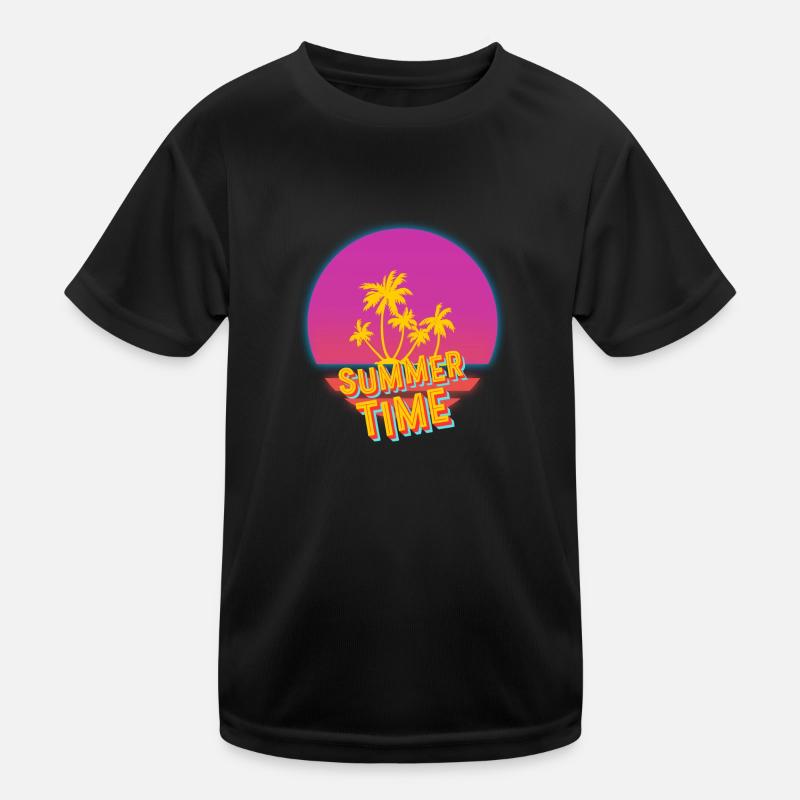 Enter Summer Time Kinder Funktions-T-Shirt