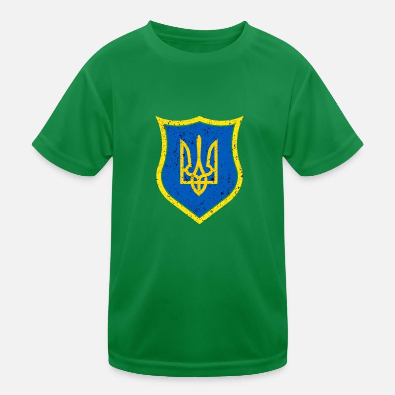 Ukraine Kids Functional T-Shirt