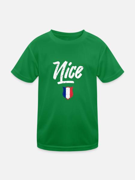 Nice - Kids Functional T-Shirt - kelly green - Front