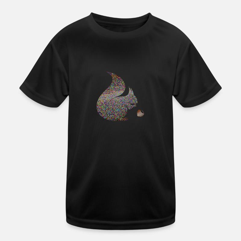 Écureuil paranormal T-shirt sport Enfant