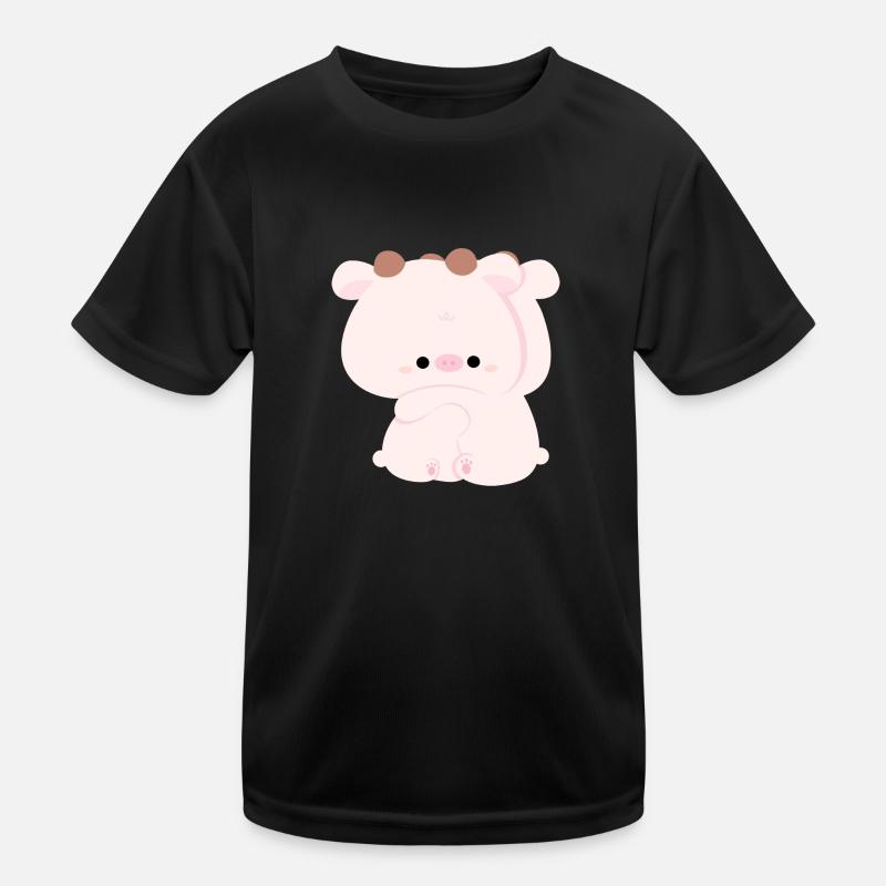 Cow Couple Kids Functional T-Shirt
