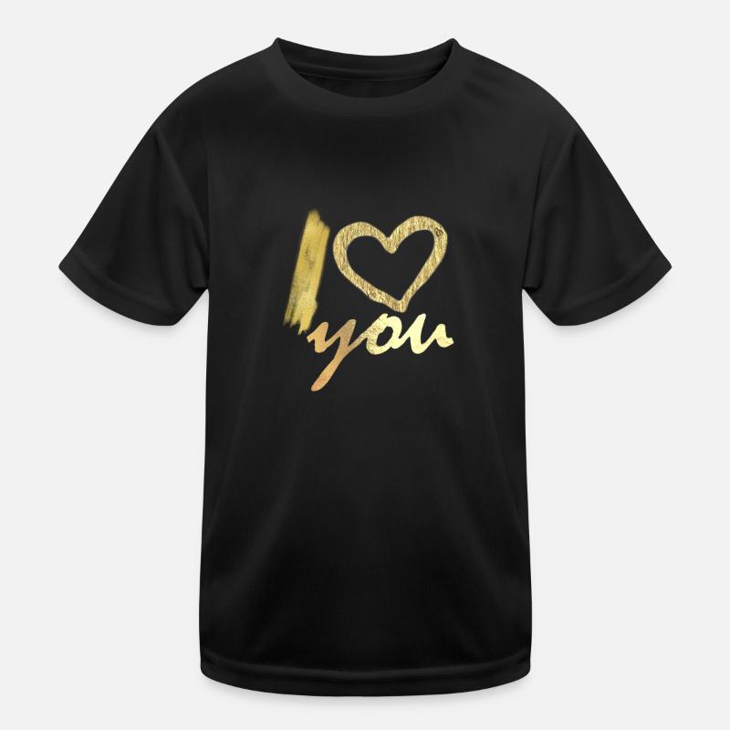 I love you Kinder Funktions-T-Shirt