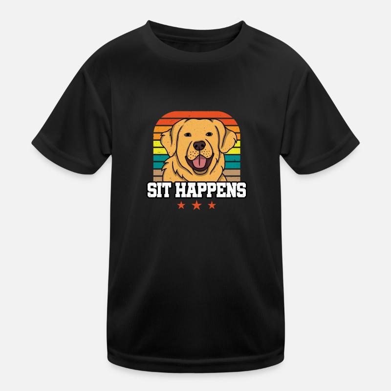 Golden RETRIEVER sit se produit T-shirt sport Enfant