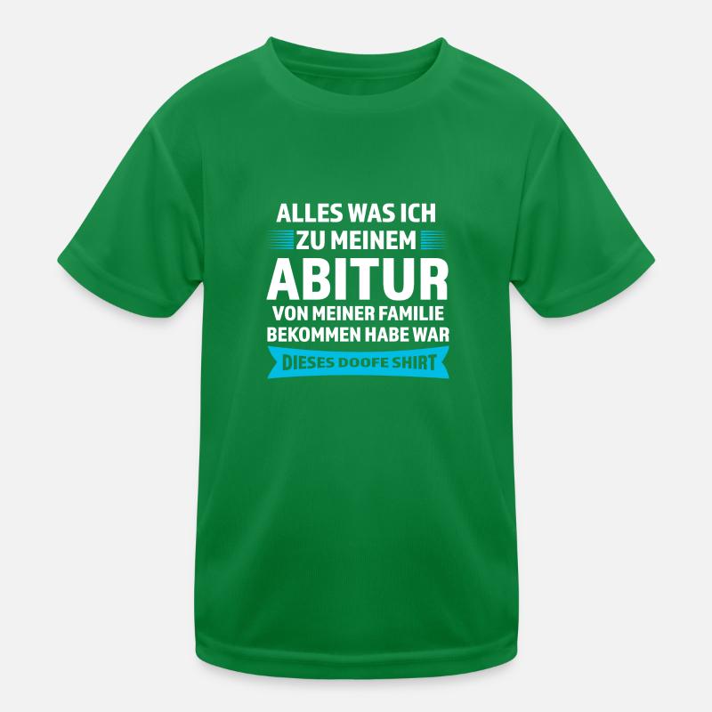 Abitur Prüfung Abiturient Geschenk Kinder Funktions-T-Shirt