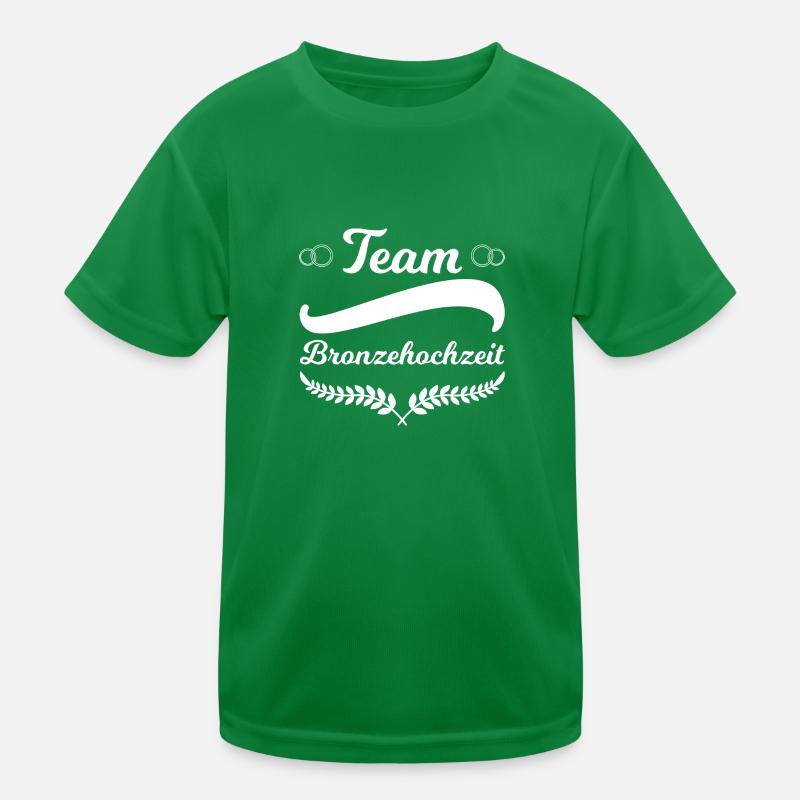 22. Hochzeitstag Ehepaar Bronzehochzeit Geschenk Kinder Funktions-T-Shirt