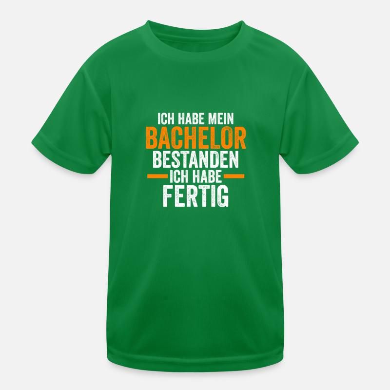Bachelor Prüfung Bachelortitel Geschenk Kinder Funktions-T-Shirt