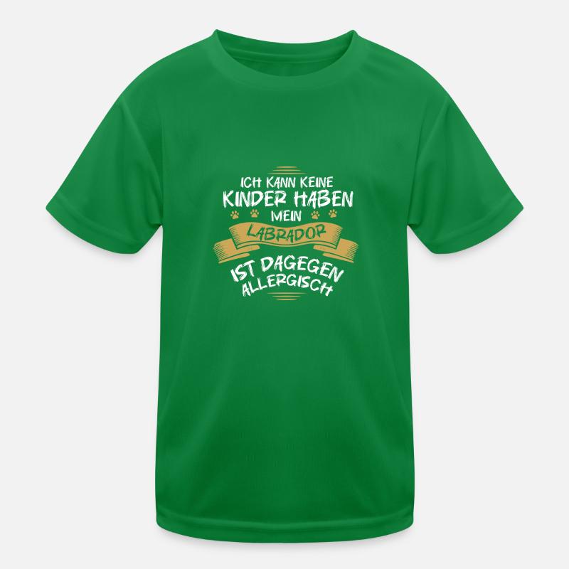 Labrador Hund Hundebesitzer Geschenk Kinder Funktions-T-Shirt