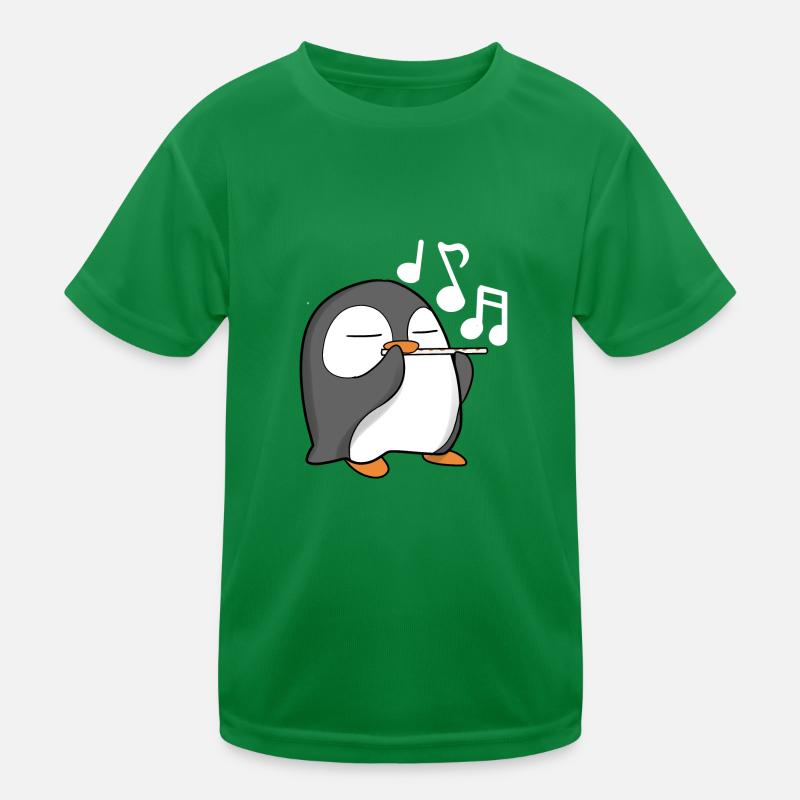 Le pingouin joue de la flûte T-shirt sport Enfant