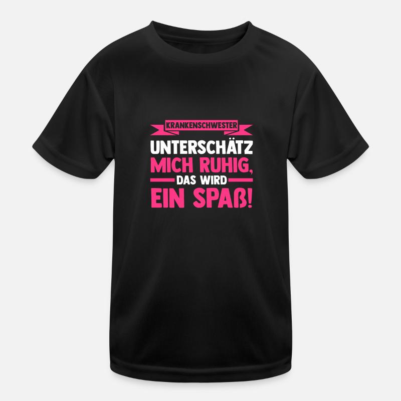 Krankenschwester Beruf Krankenschwestern Geschenk Kinder Funktions-T-Shirt