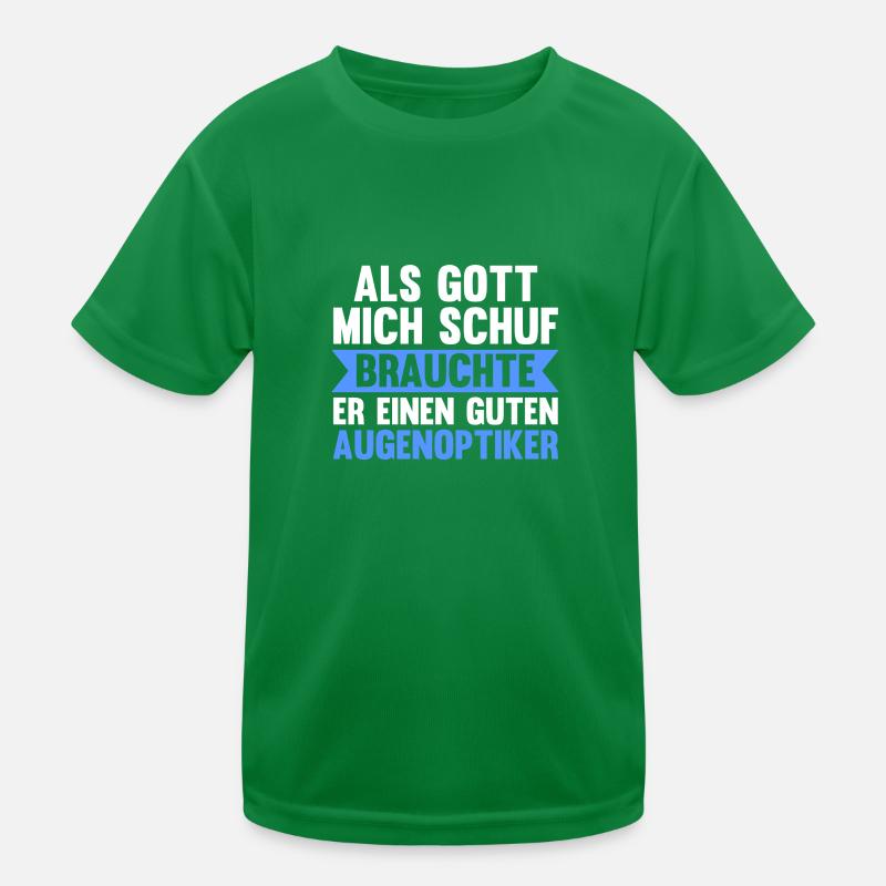 Optiker Beruf Brillen Laden Geschenk Kinder Funktions-T-Shirt