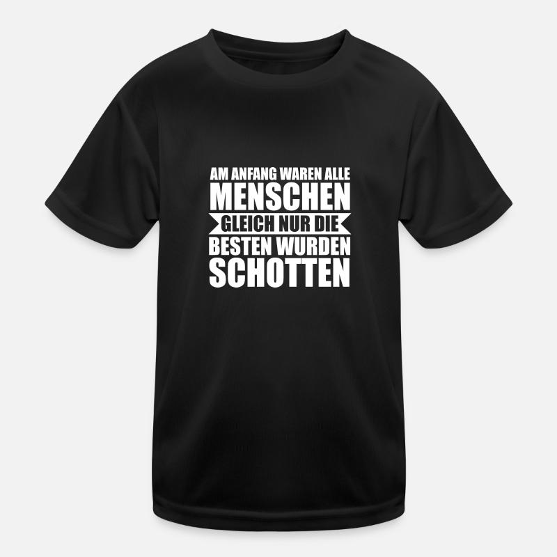 Schottland Schotte Schottisch Geschenk Kinder Funktions-T-Shirt