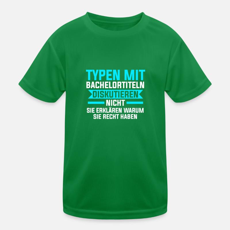 Bachelor Prüfung Bachelortitel Geschenk Kinder Funktions-T-Shirt