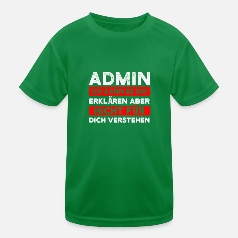 Admin Informatiker IT-Informatiker Geschenk Kinder Funktions-T-Shirt