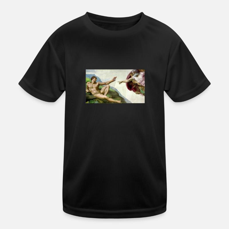 Modern Michelangelo Kinder Funktions-T-Shirt